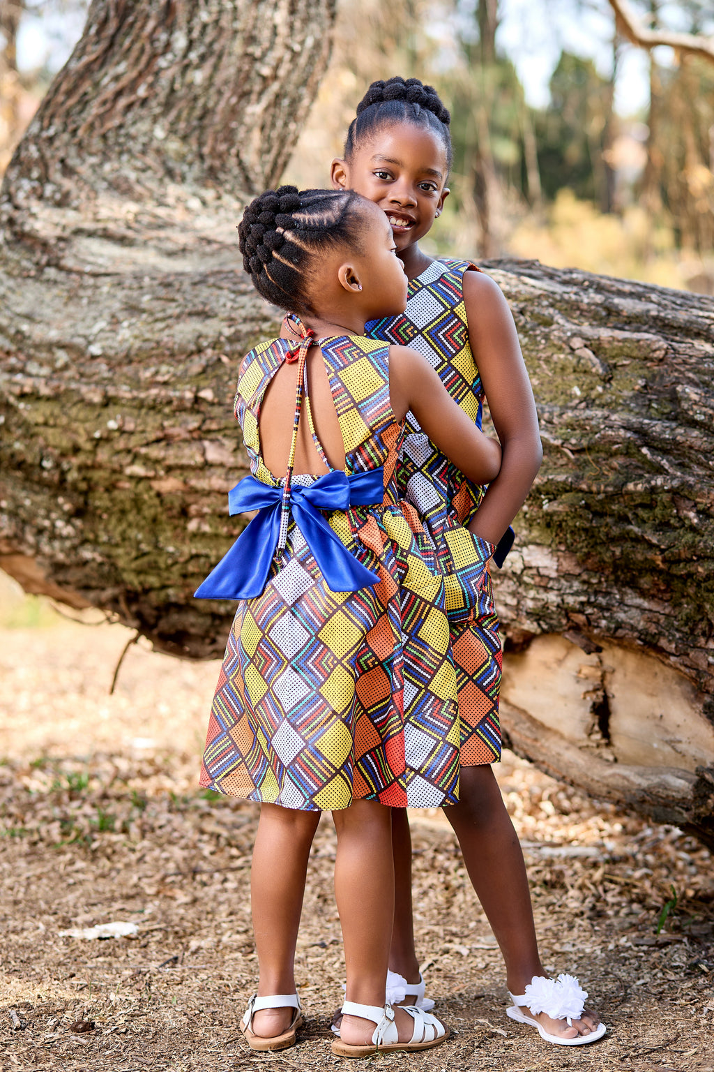 Olwethu kiddies Dress - Original Print