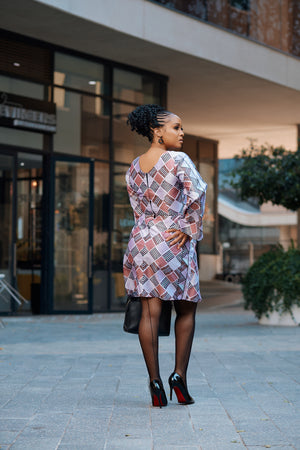 Ndalo Dress - Purple Print