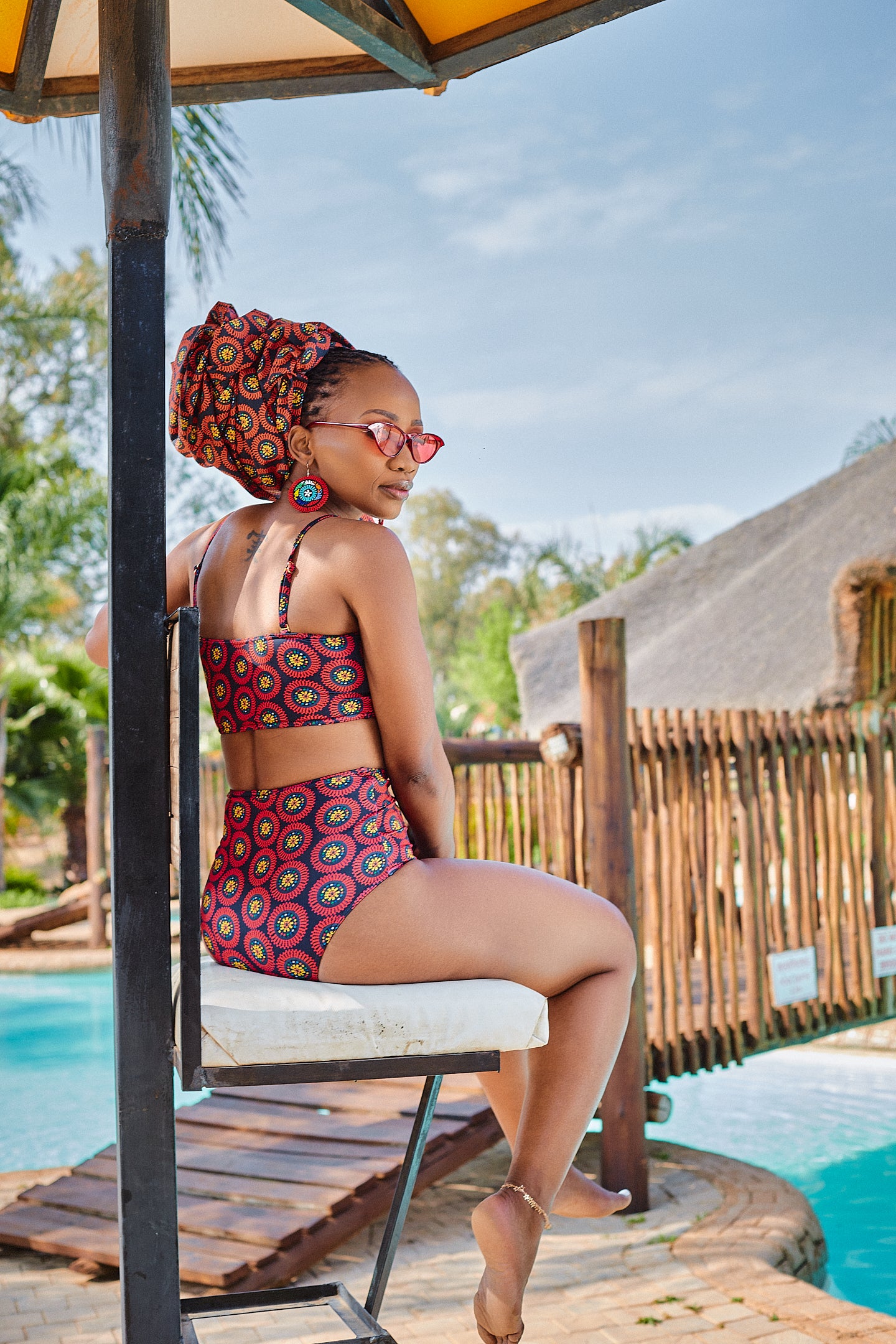High Waist Panty- Iziqhaza Print